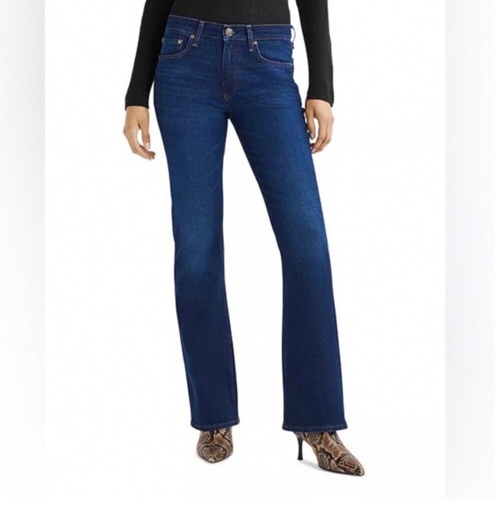 Rag & Bone Peyton Mid-Rise Bootcut Jeans Clarissa